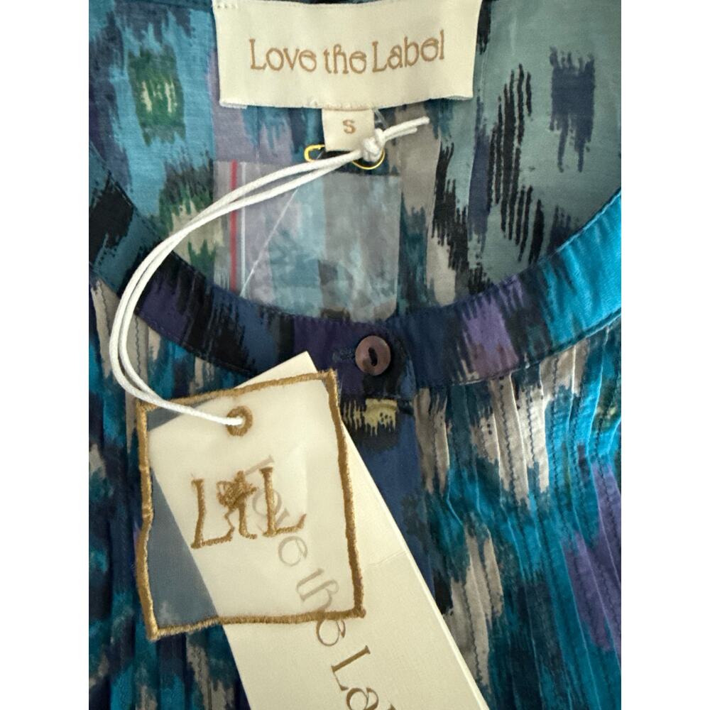 Love The Label‎ Lavina Top Symphonic Ikat Print Size Small - Picture 8 of 10